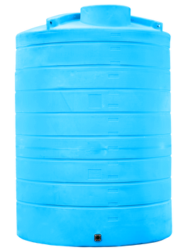15000 L Vertikaler Wassertank V-Eco Lichtblau KMND FR